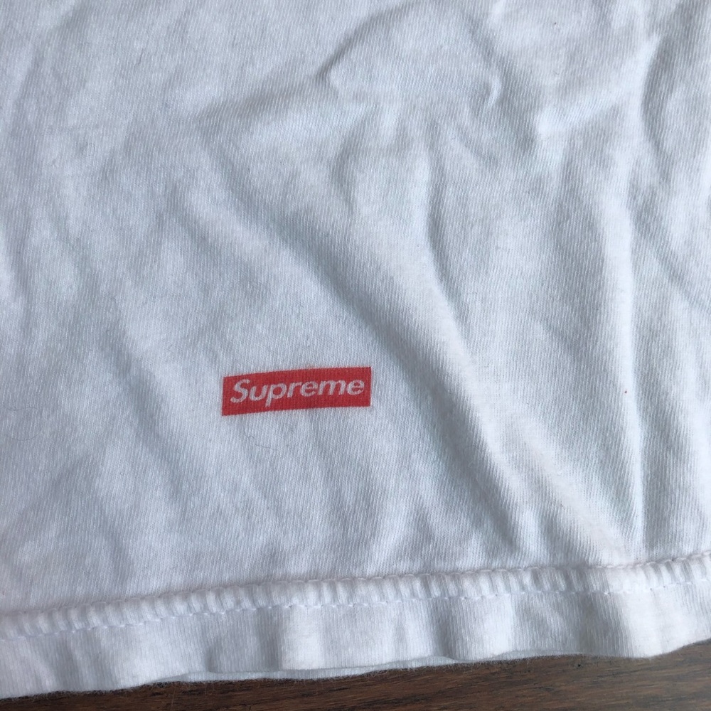 Supreme white shirt